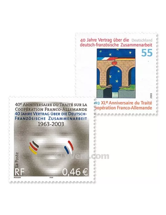 2003 - Émission commune-France-Allemagne