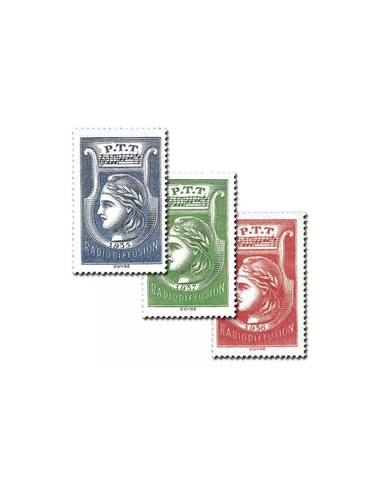 n° 1/3 - Timbre France Radiodiffusion