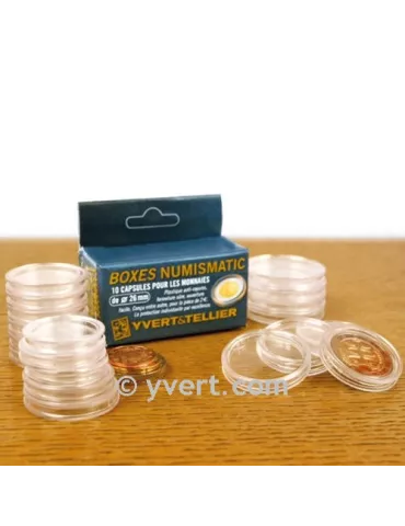 CAPSULES : 20 mm - POUR 10 CENT 2