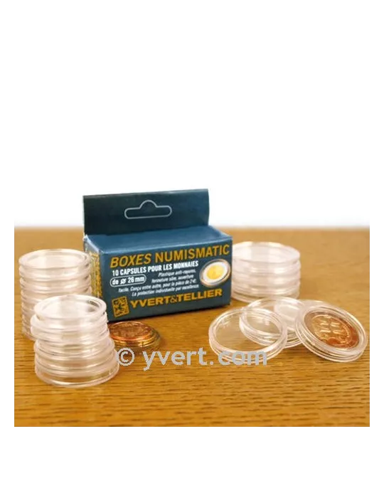 CAPSULES : 20 mm - POUR 10 CENT