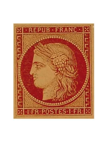 n° 6B obl. - Type Cérès (1ère émission)