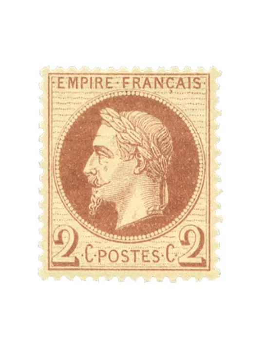 n° 26B obl. - Napoléon III (Empire lauré)