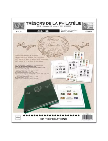 TRESORS DE LA PHILATELIE SC : 2014-2018 (JEUX AVEC POCHETTES) 2