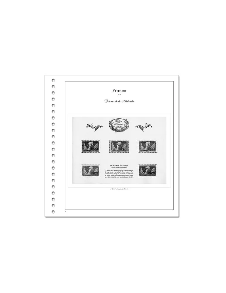 TRESORS DE LA PHILATELIE SC : 2014-2018 (JEUX AVEC POCHETTES)
