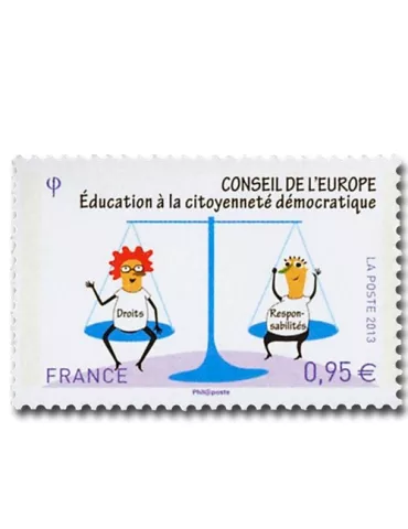 n° 156 - Timbre France De service