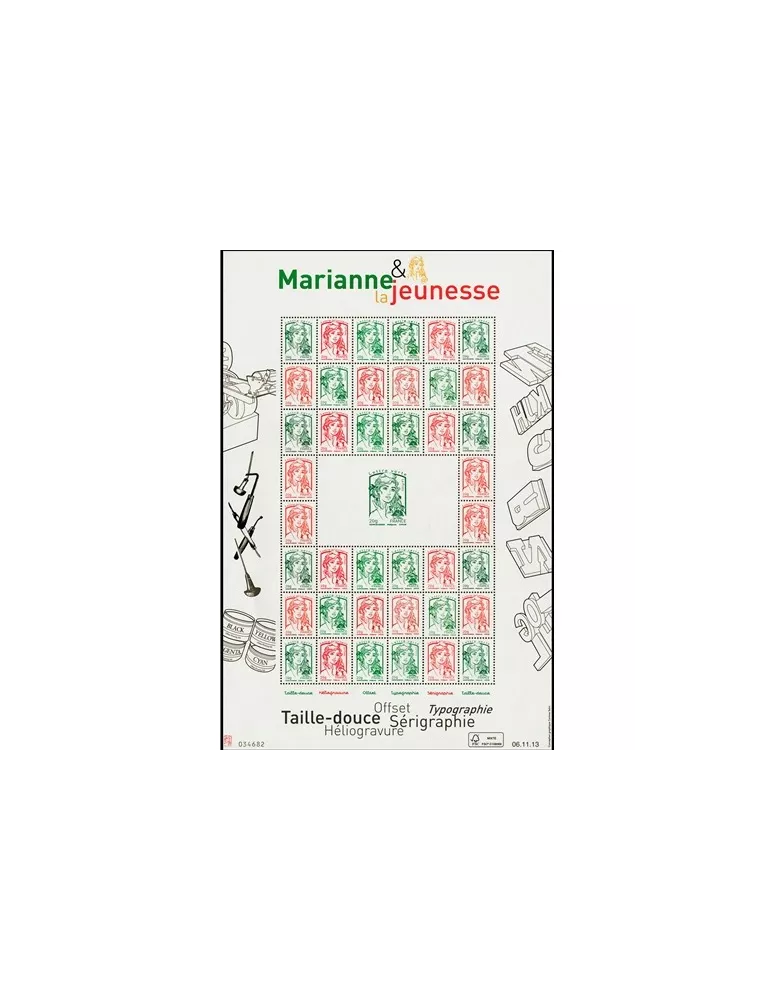 n° F4774A - Timbre France Poste