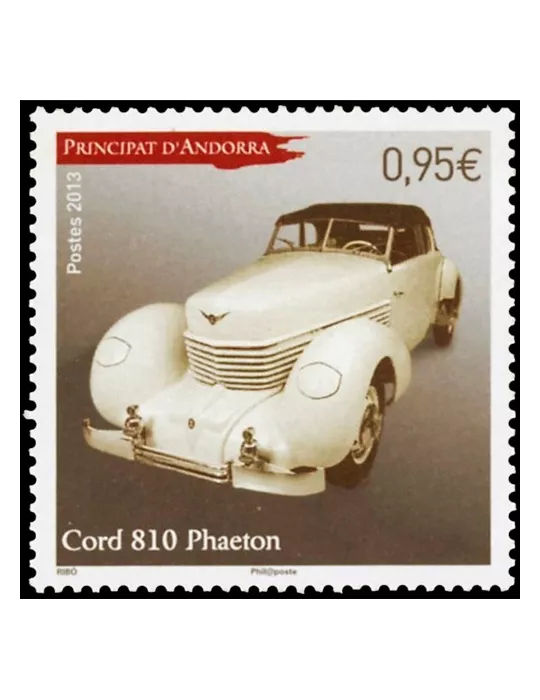 n° 737 -Timbre Andorre Poste