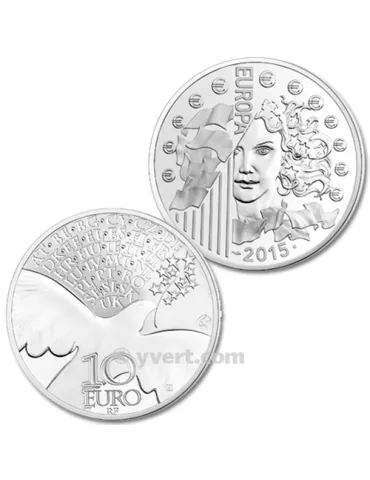BE : 10 EUROS ARGENT - FRANCE 2015 - EUROPA