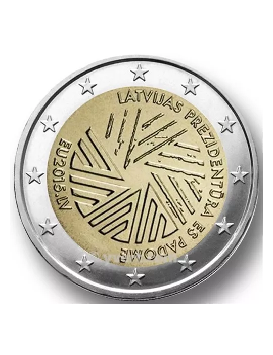 2 EURO COMMEMORATIVE 2015 : LETTONIE (Présidence lettonne du Conseil de l'Union européenne)