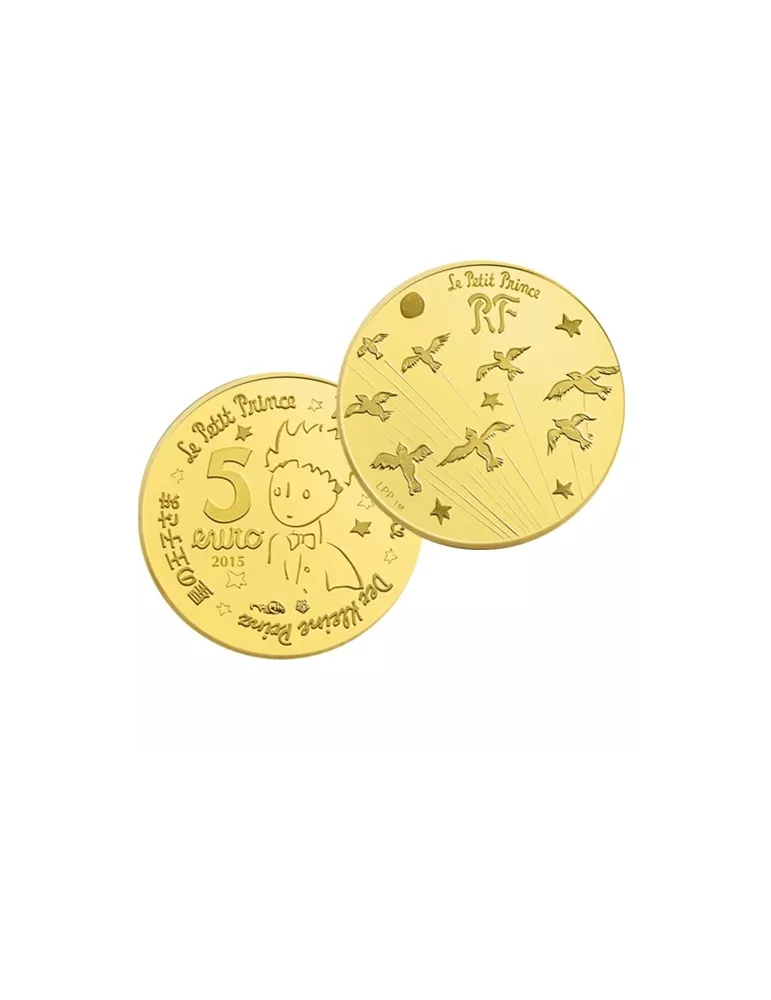 5 EUROS OR - FRANCE 2015 - LE PETIT PRINCE