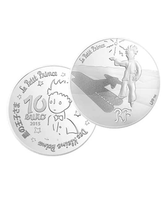 10 EUROS ARGENT - FRANCE 2015 - LE PETIT PRINCE (LES ETOILES...)