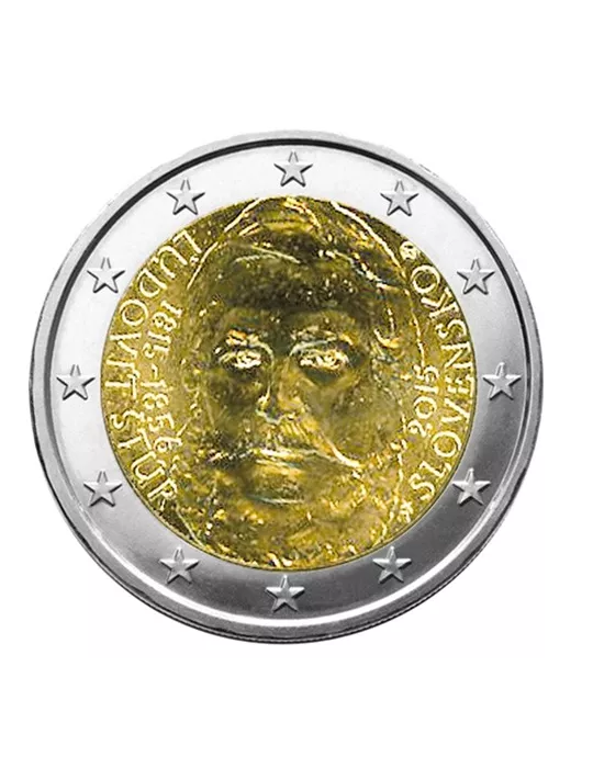 2 EURO COMMEMORATIVE 2015 : SLOVAQUIE ( 200 ans de la naissance de Ludovit Stur)