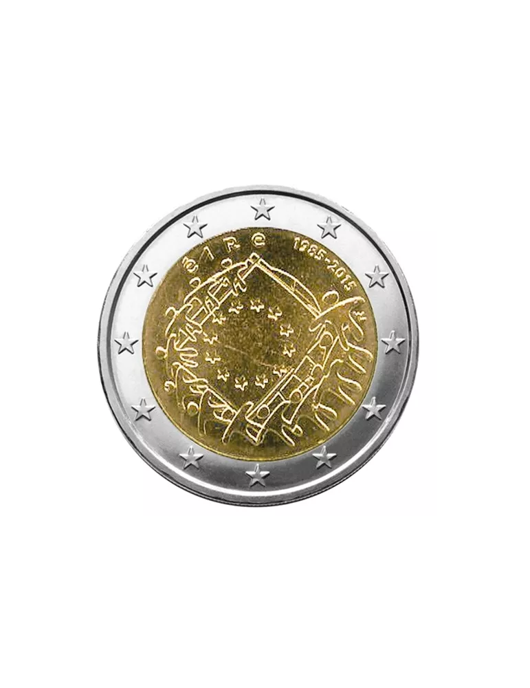 2 EURO COMMEMORATIVE 2015 : IRLANDE (30e anniversaire du drapeau européen)