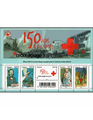n° F4910 - Timbre France Poste (Croix-Rouge 2014)