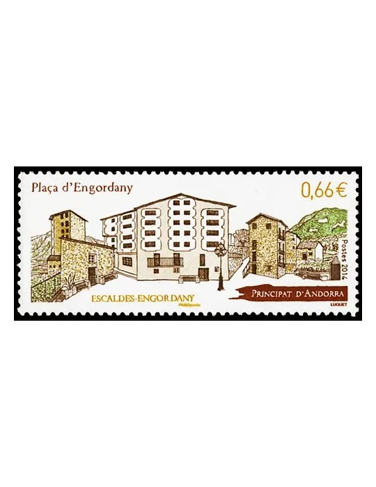 n° 754 - Timbre Andorre Poste