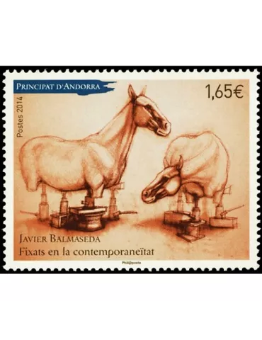 n° 755 - Timbre Andorre Poste