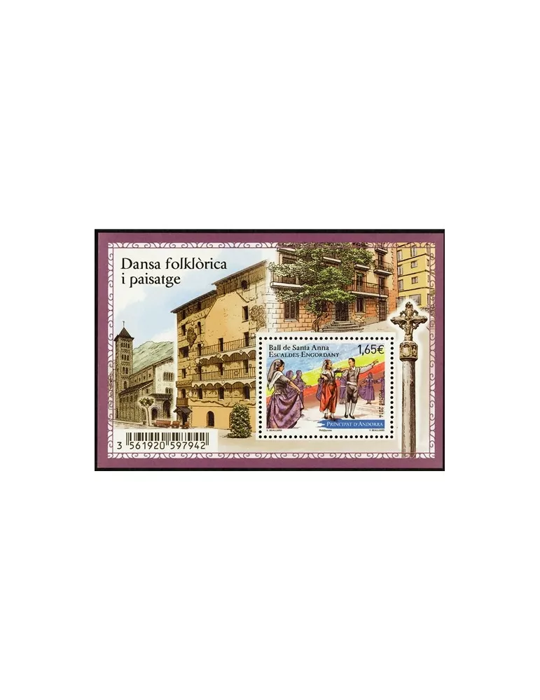 n° F757 - Timbre Andorre Poste