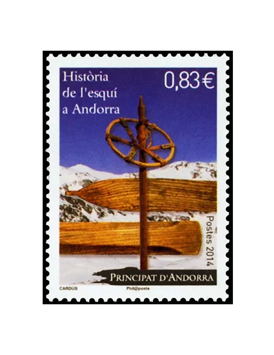 n° 760 - Timbre Andorre Poste