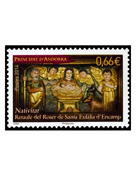 n° 762 - Timbre Andorre Poste