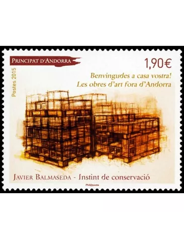 n° 763 - Timbre Andorre Poste