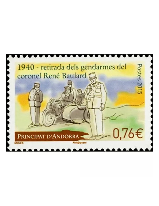 n° 766 - Timbre Andorre Poste