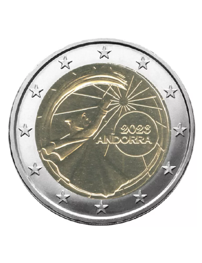 BU : 2 EURO COMMEMORATIVE 2023 : ANDORRE (Festival du Solstice d'été)