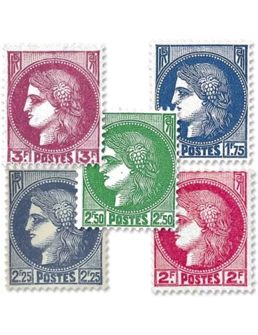 n° 372/376 - Timbre France Poste