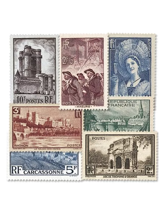 n° 388/394 - Timbre France Poste
