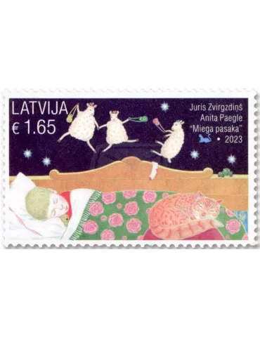 n° 1168 - Timbre LETTONIE Poste