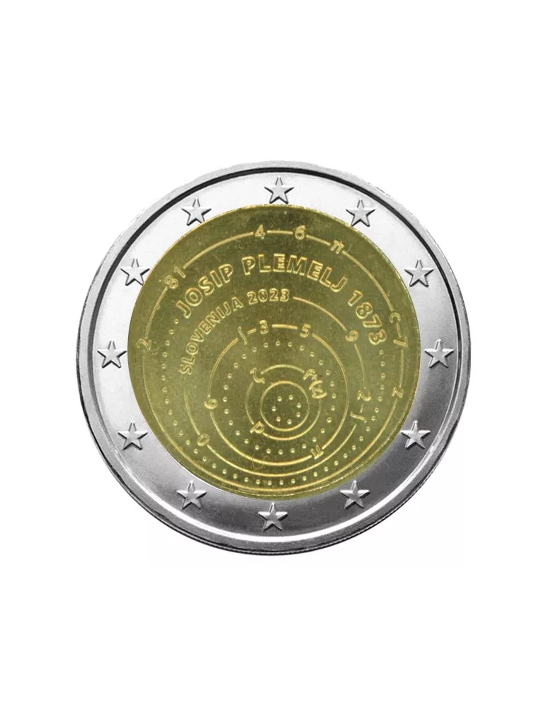 2 EURO COMMEMORATIVE 2023 : SLOVENIE (150 Ans de Josip Plemelj)