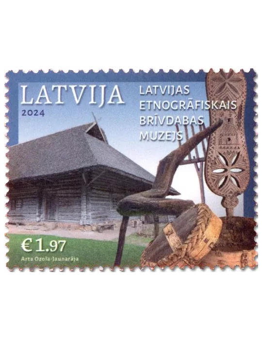 n° 1196 - Timbre LETTONIE Poste