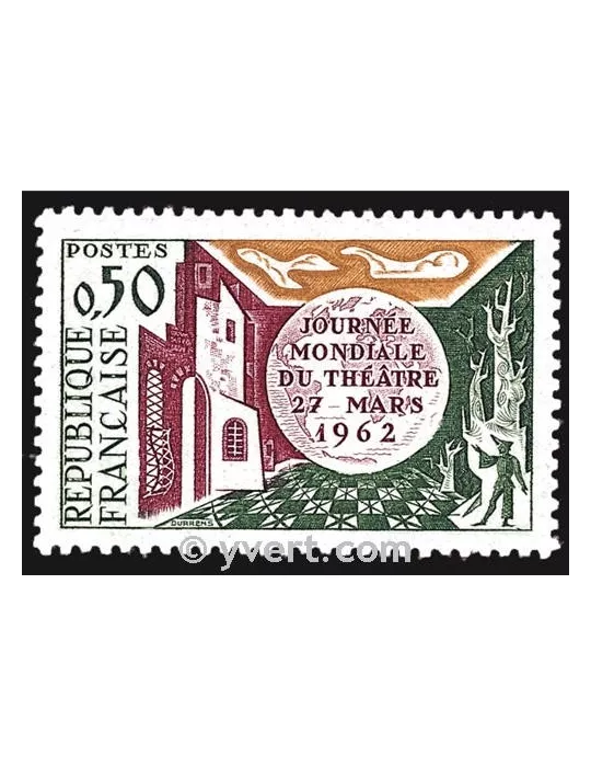 n° 1334 - Timbre France Poste