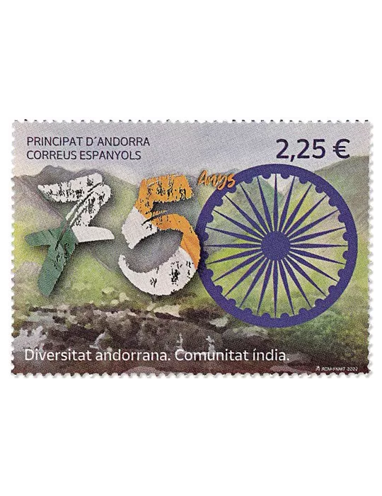 n° 521 - Timbre ANDORRE ESPAGNOL Poste