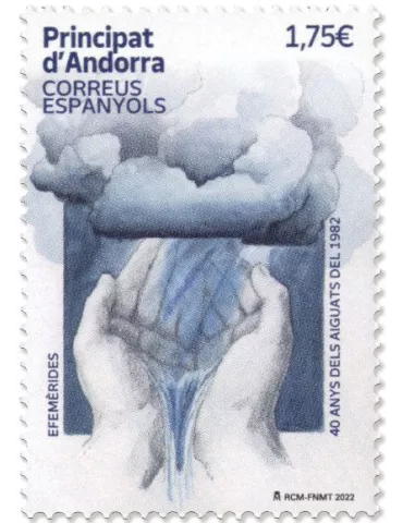 n° 523 - Timbre ANDORRE ESPAGNOL Poste