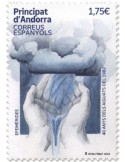n° 523 - Timbre ANDORRE ESPAGNOL Poste