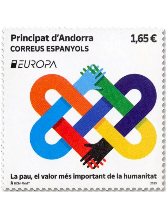n° 530 - Timbre ANDORRE ESPAGNOL Poste (EUROPA)