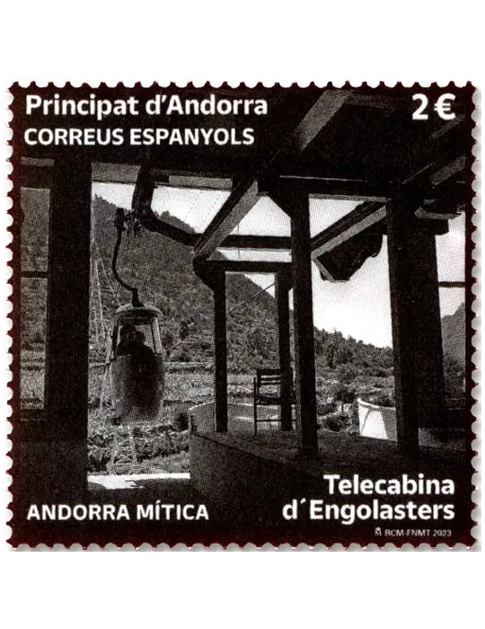 n° 535 - Timbre ANDORRE ESPAGNOL Poste