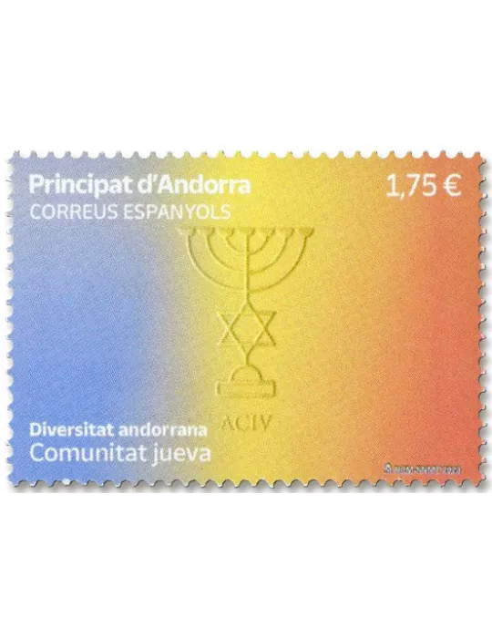 n° 536 - Timbre ANDORRE ESPAGNOL Poste