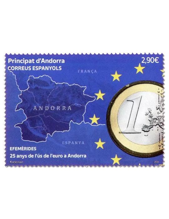 n° 547 - Timbre ANDORRE ESPAGNOL Poste