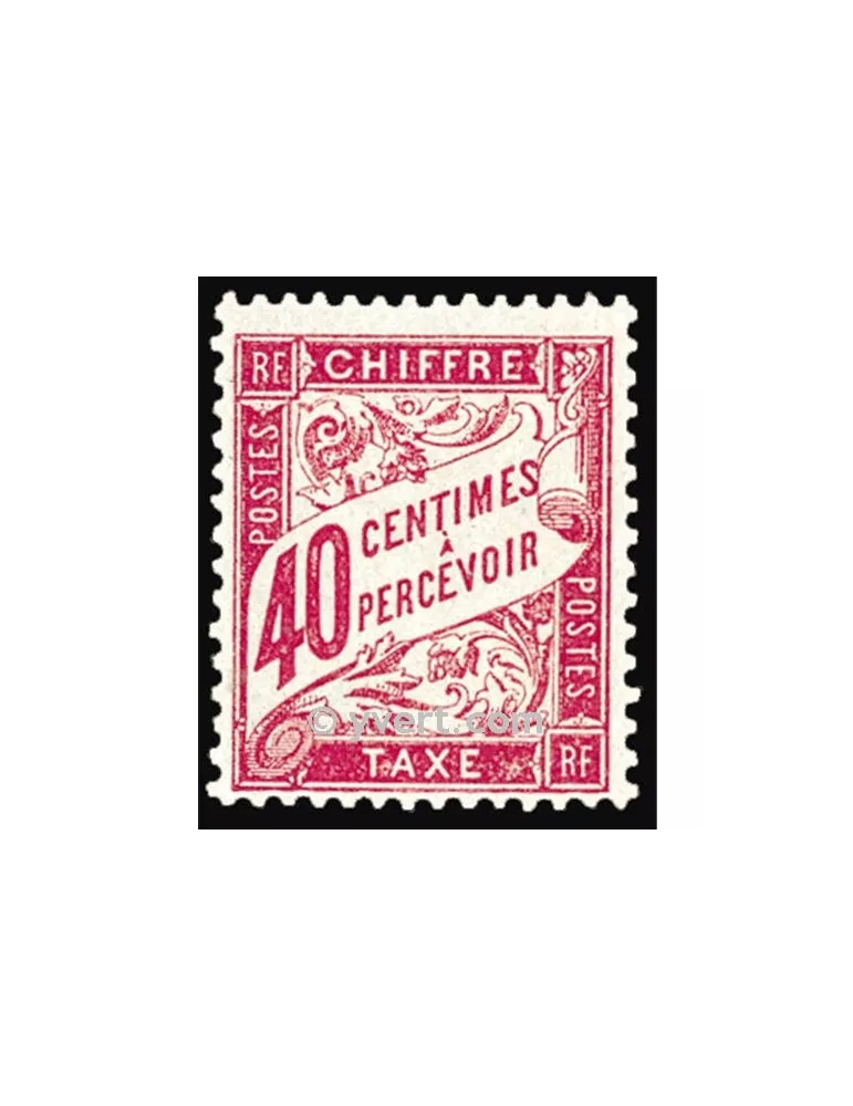 n° 35 - Timbre France Taxe
