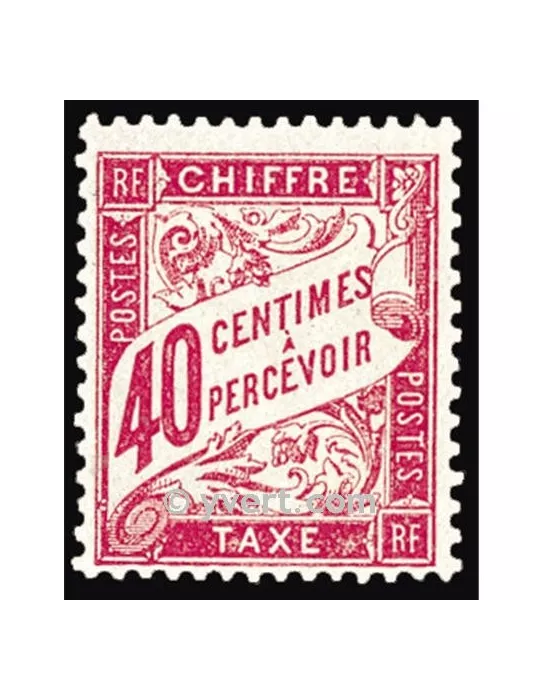 n° 35 - Timbre France Taxe