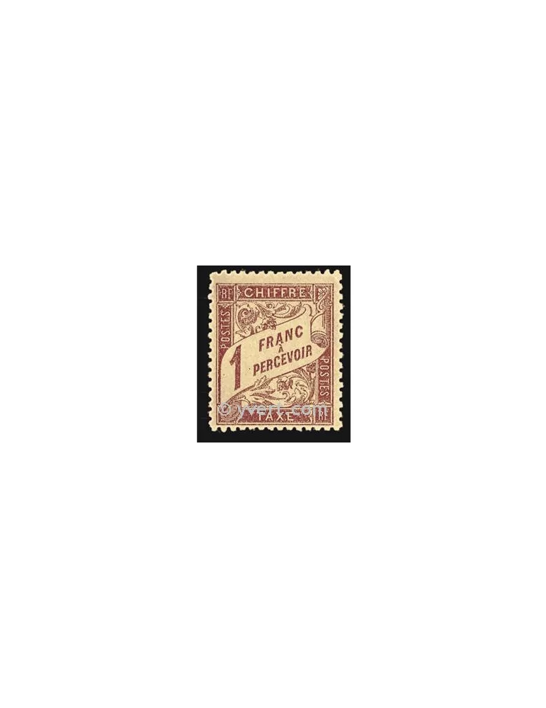 n° 40 - Timbre France Taxe