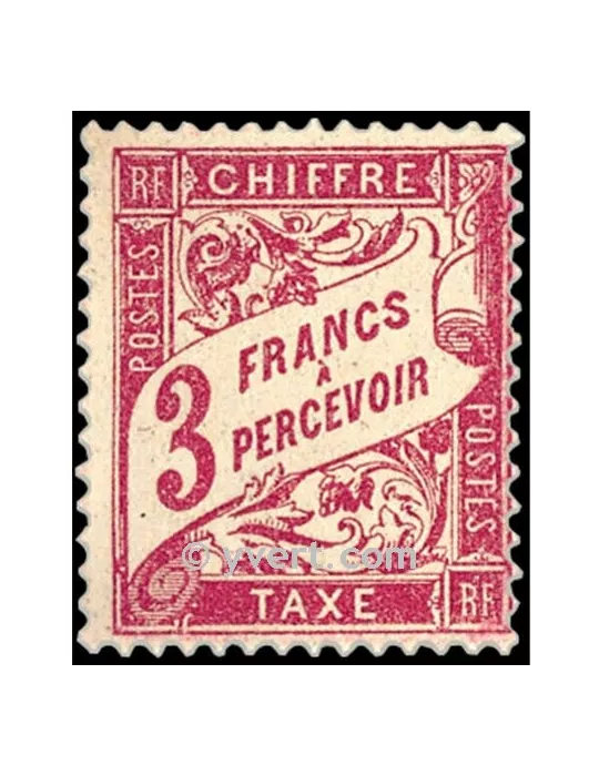 n° 42 - Timbre France Taxe