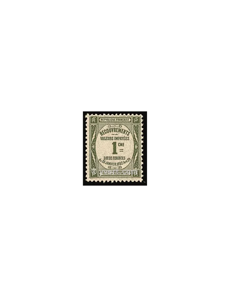 n° 43 - Timbre France Taxe