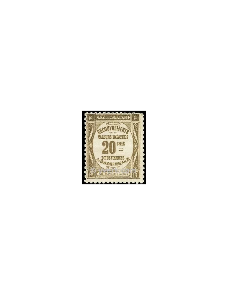 n° 45 - Timbre France Taxe