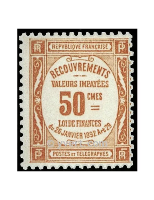 n° 47 - Timbre France Taxe