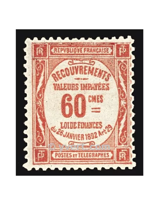 n° 48 - Timbre France Taxe