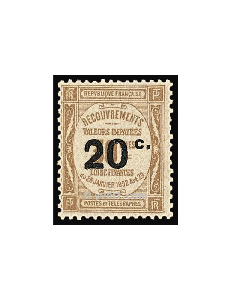 n° 49 - Timbre France Taxe