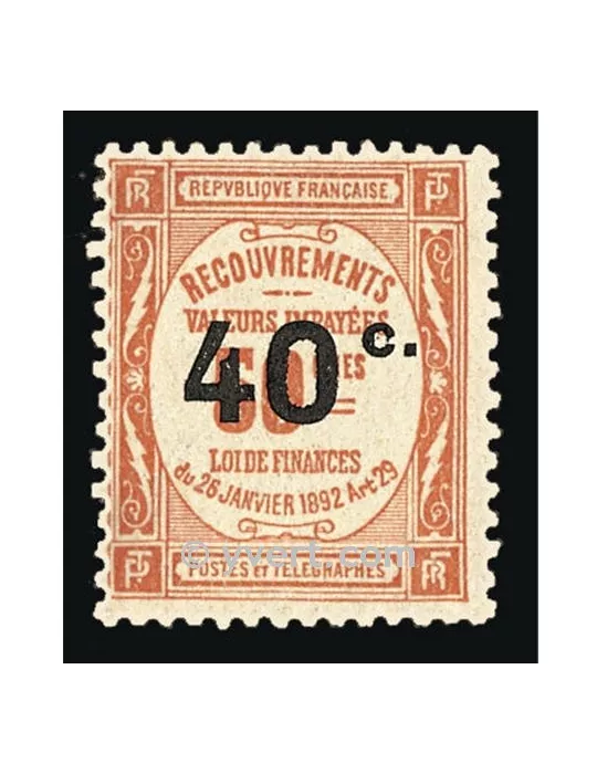 n° 50 - Timbre France Taxe