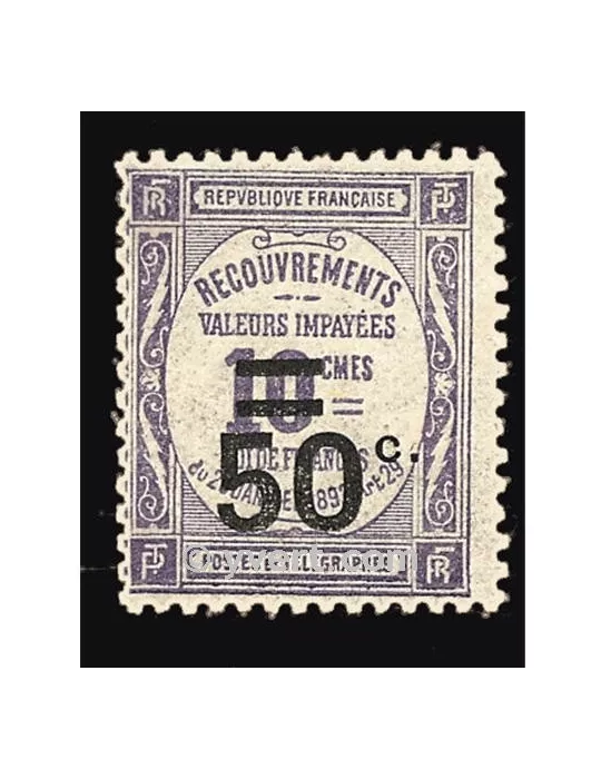 n° 51 - Timbre France Taxe